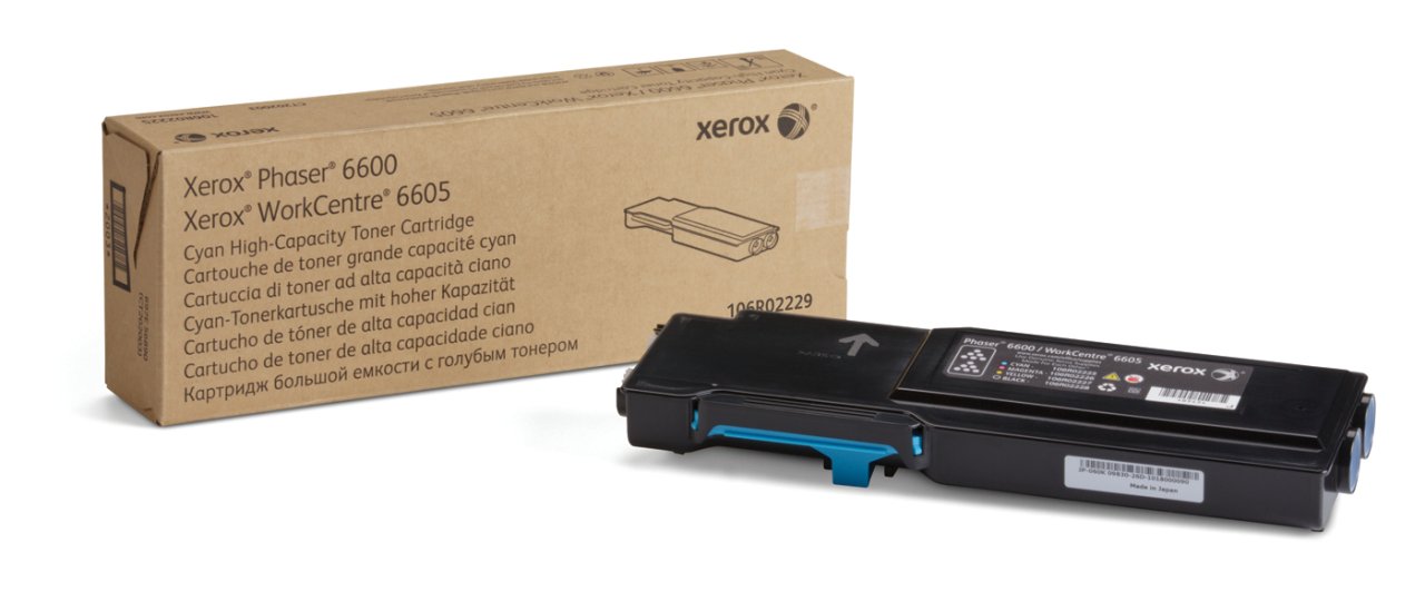 XEROX Toner cyan HC PH6600/WC6605