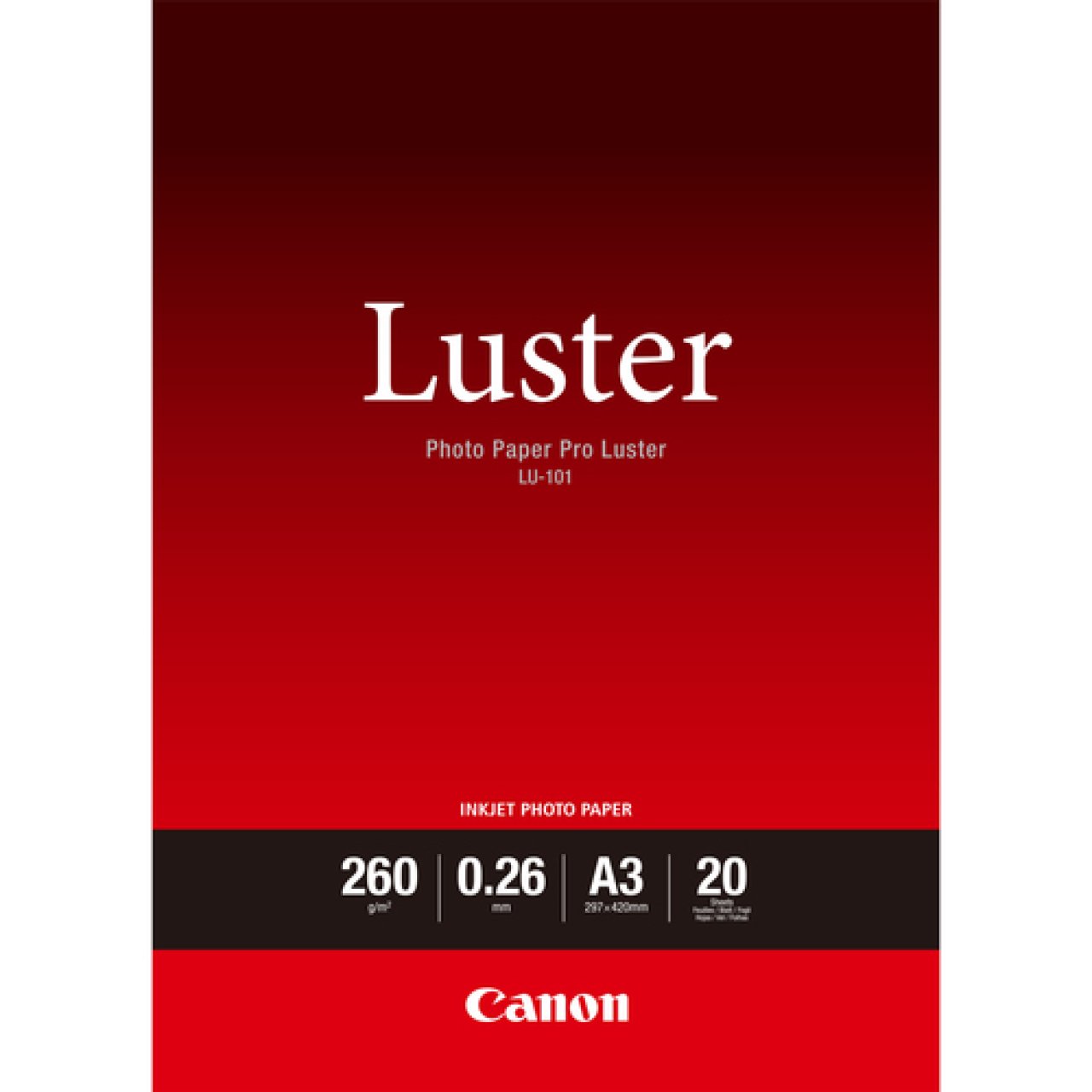 CANON Fotopapier LU-101 20Bl 297x420