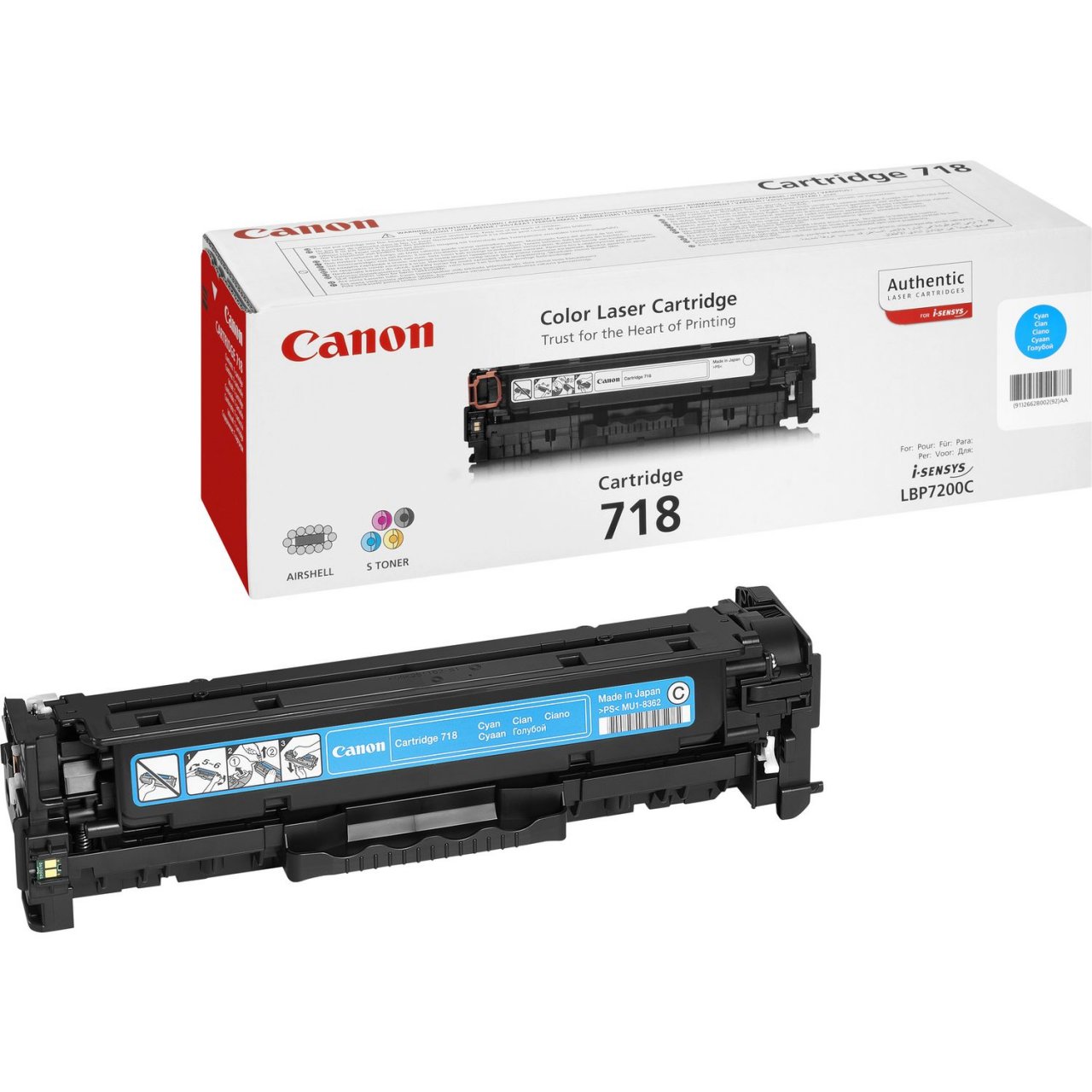CANON Toner cyan Cartridge 718