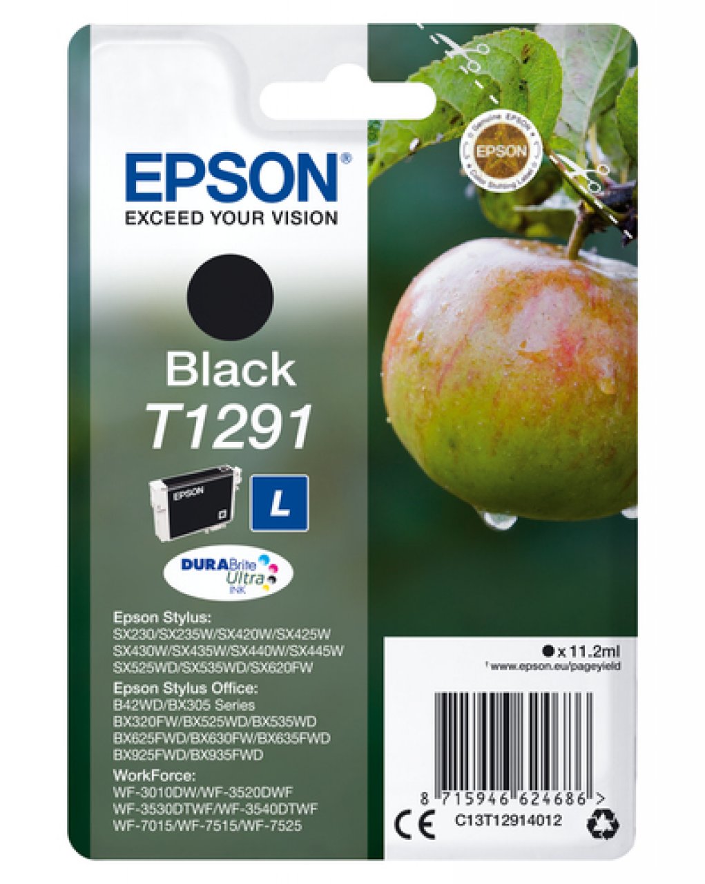 EPSON Tinte schwarz 11.2ml