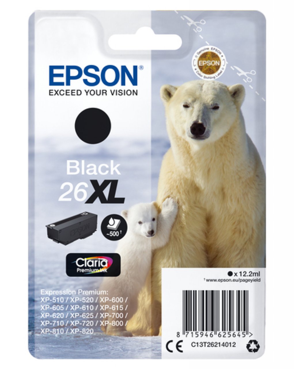 EPSON Tinte schwarz 12.2ml