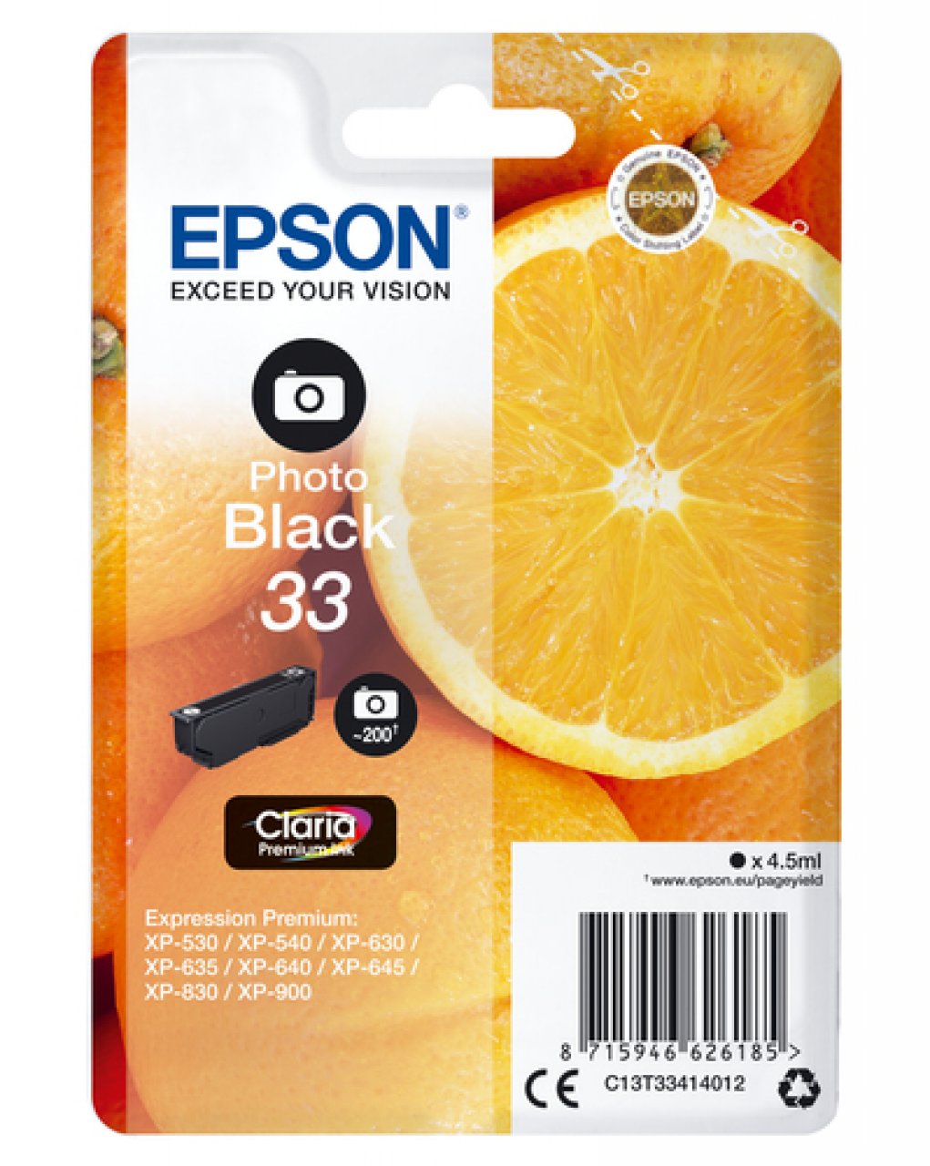 EPSON Tinte photo schwarz 4.5ml