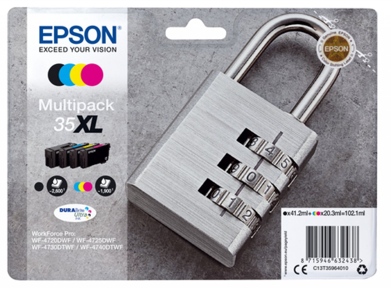 EPSON Tinte Multip. 1x41.2/3x20.3ml
