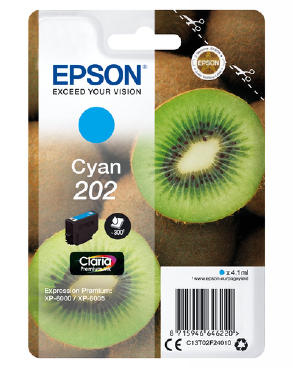 EPSON Tinte cyan 4.1ml