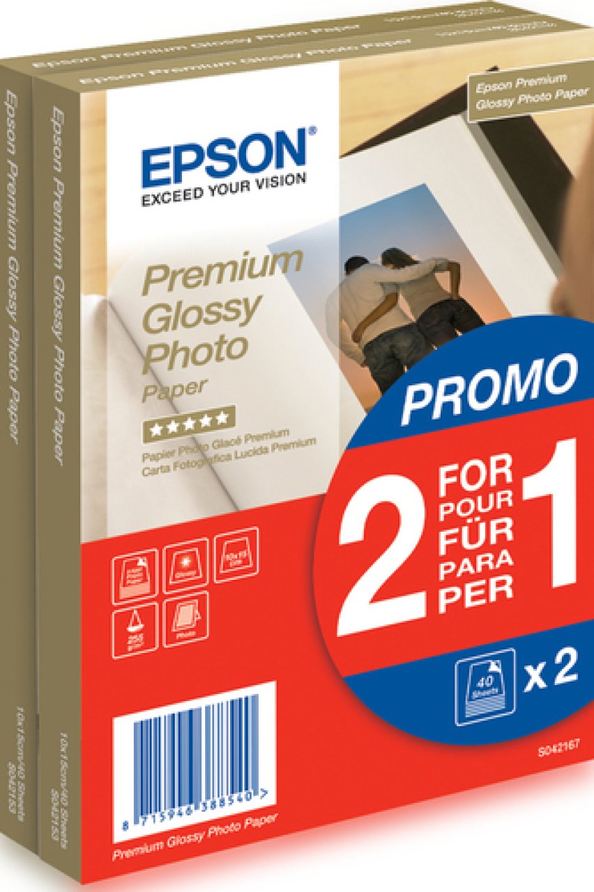 EPSON Prem. Glossy Photop. 10x15cm