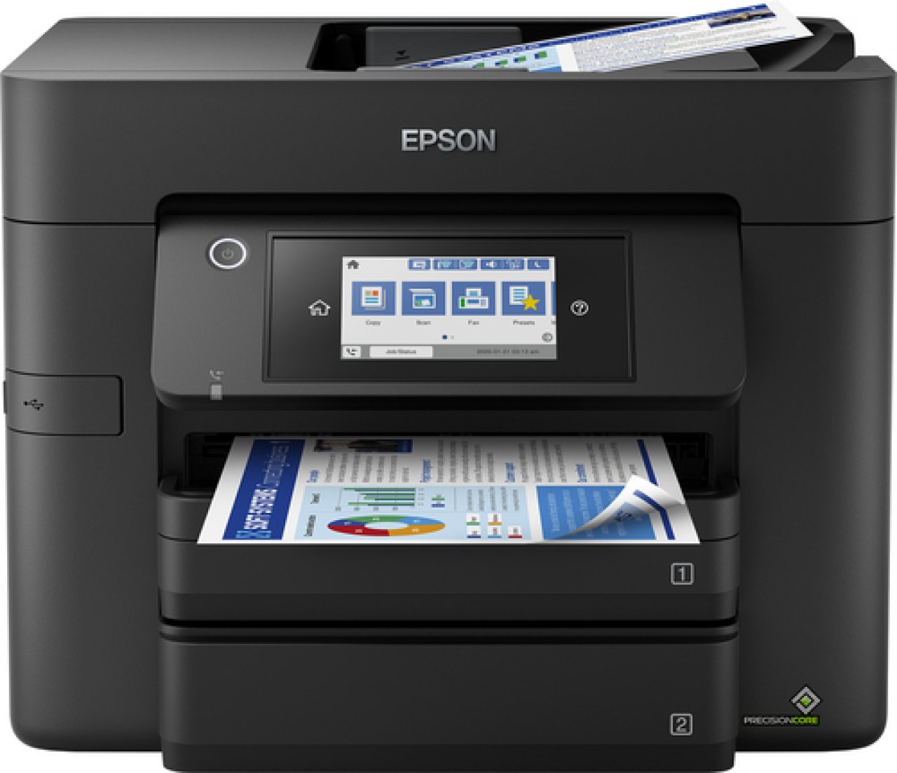 EPSON WorkForce Pro WF-4830DTWF DIN A4, 4in1, 4 Farben, WiFi, ADF