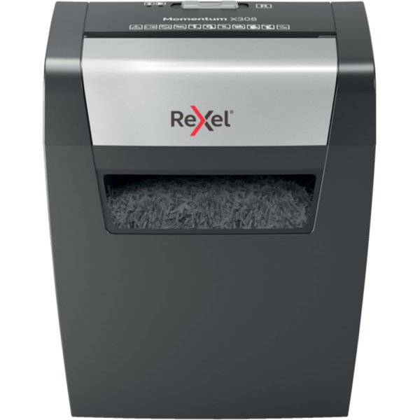 REXEL Aktenvernichter P-3, 8 Blatt Momentum X308