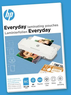 HP Laminierfolie Visiten 80mic 100er Everyday