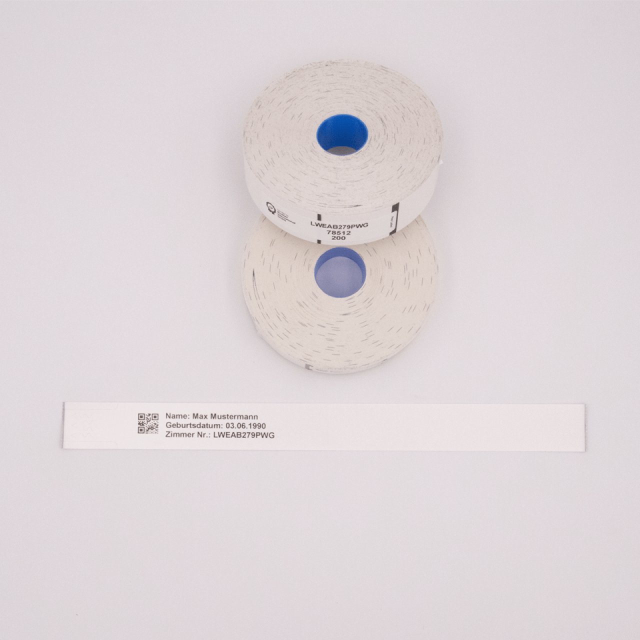 BROTHER Patientenarmbänder Erwachsen weiß, 27,9cm, 200 Stck./Rolle