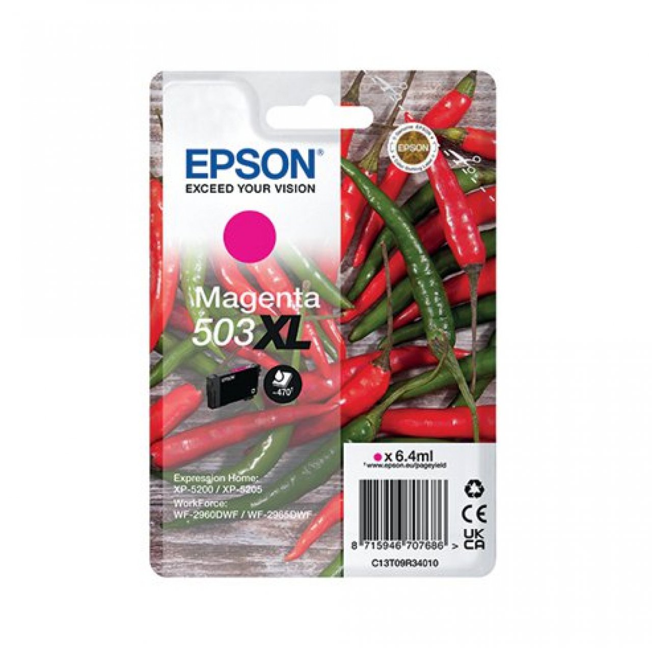 EPSON Tinte magenta 6.4ml XP520x/WF296x