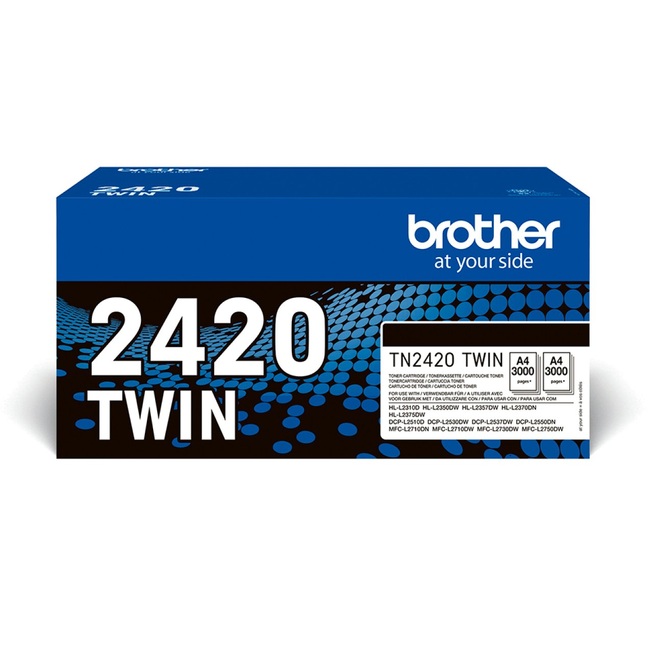 BROTHER Toner schwarz 2x TN2420 HL-L23xx 2x ca. 3.000 S.