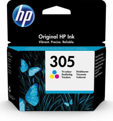 HP Tinte color 100 S. No.305 c/m/y je ca. 100 Seiten, 2 ml