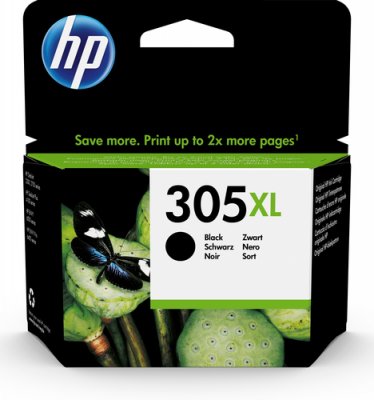 HP Tinte schwarz 240 S. No.305XL ca. 240 Seiten, 4 ml