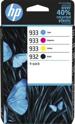 HP Tinte Multipack No.932/933 bk ca. 400 S., c/m/y je ca. 330 S.