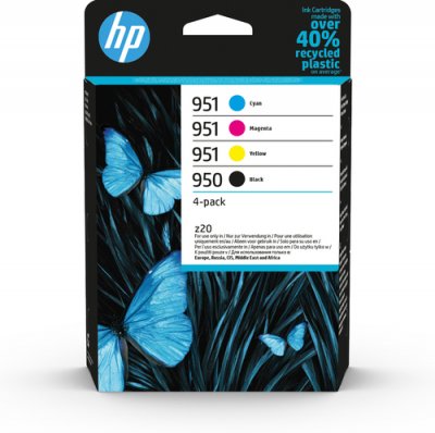 HP Tinte Multipack No.950/951 bk ca. 1.000 S., c/m/y je ca. 700 S.
