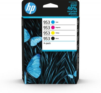 HP Tinte Multipack No.953 bk ca. 900 S., c/m/y je ca. 630 S.