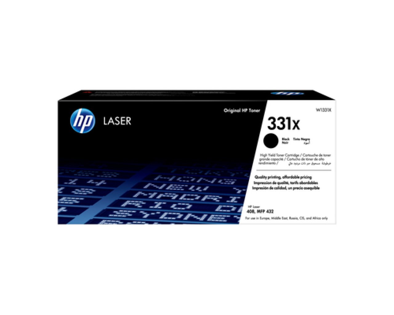 HP Toner schwarz 15.000 S. No.331X ca. 15.000 Seiten, Laser M408/432