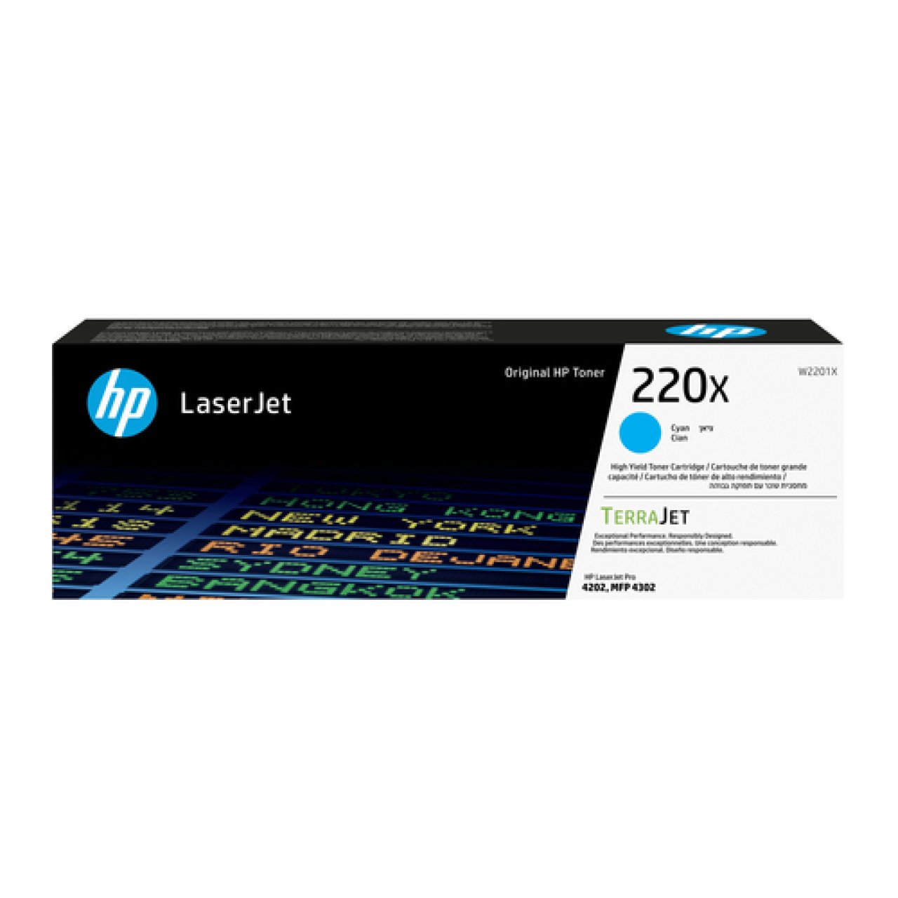 HP Toner cyan 5.500 S. No.220X ca. 5.500 Seiten, LJ 4202/430x