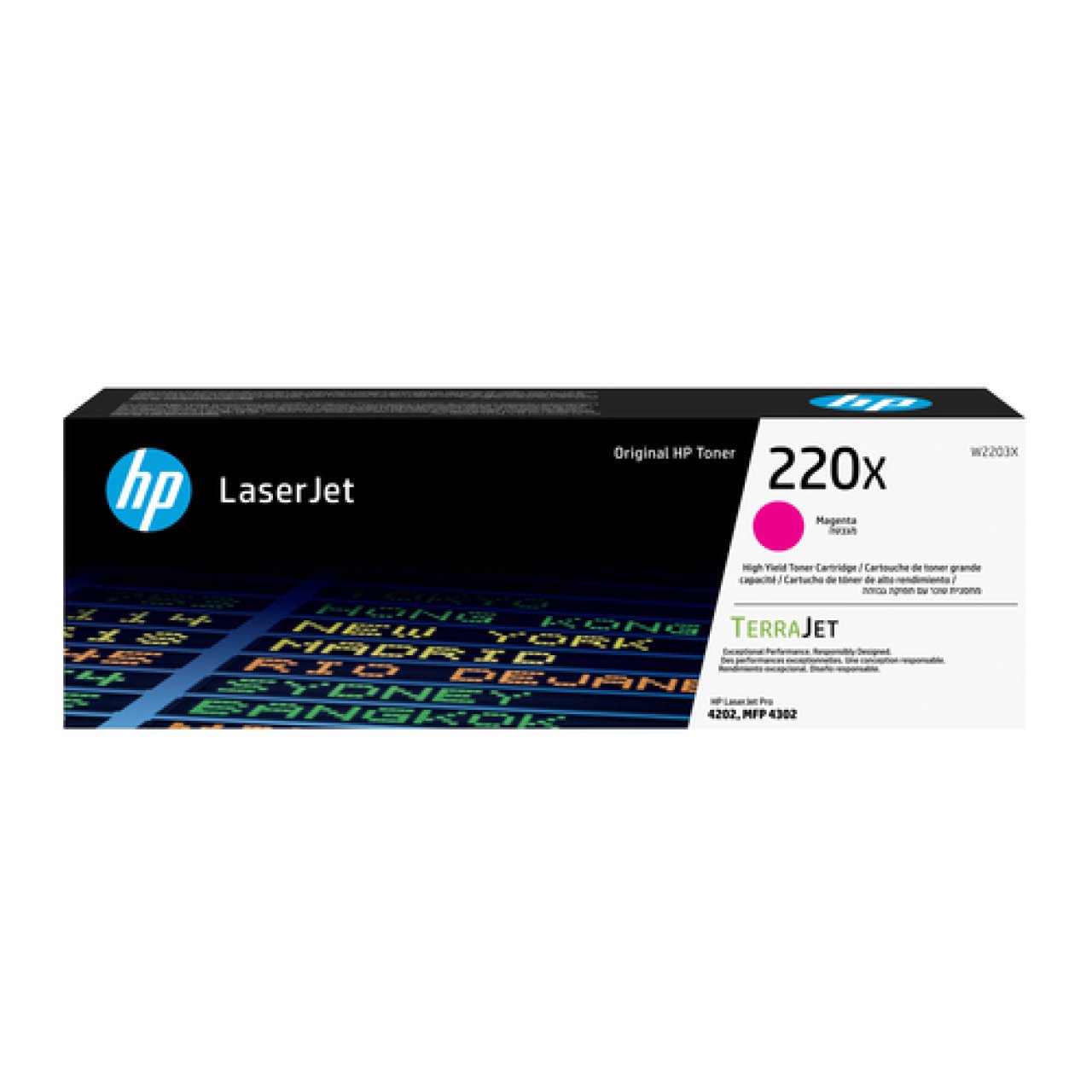 HP Toner magenta 5.500 S. No.220X ca. 5.500 Seiten, LJ 4202/430x