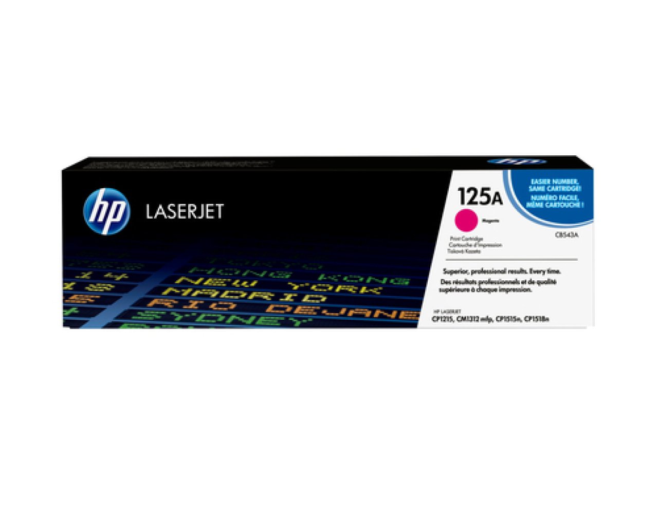 HP Toner magenta 1.400 S. No.125A ca. 1.400 S., CLJ CP1215/1515/-18