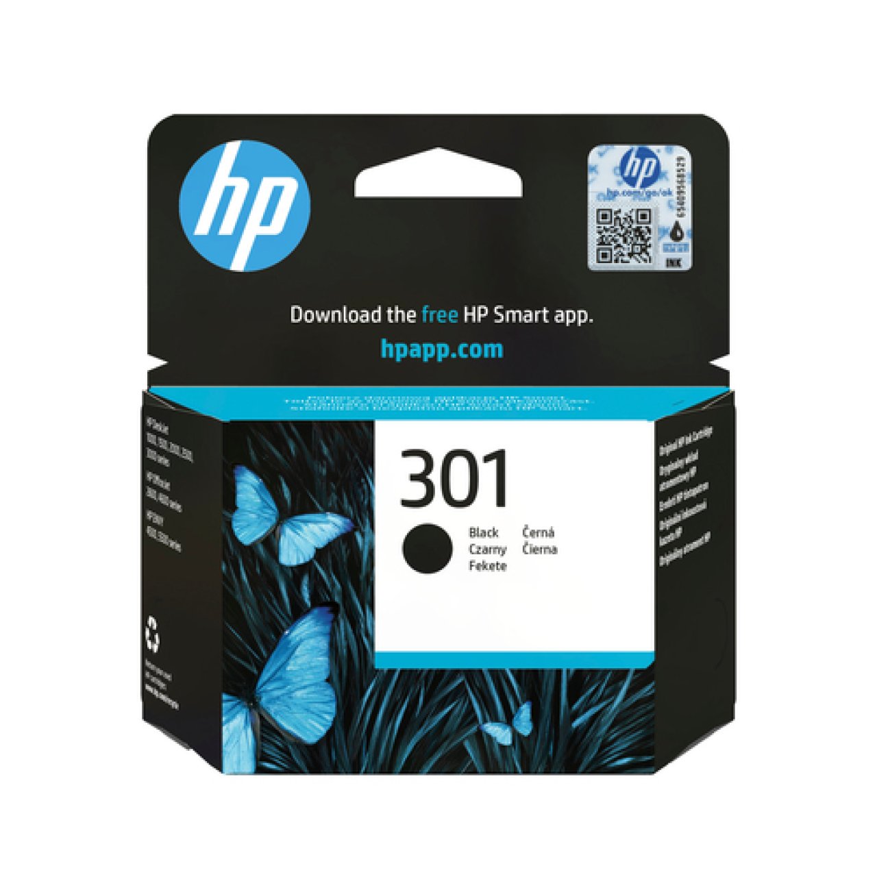 HP Tinte schwarz 170 S. No.301 ca. 170 Seiten, 3 ml