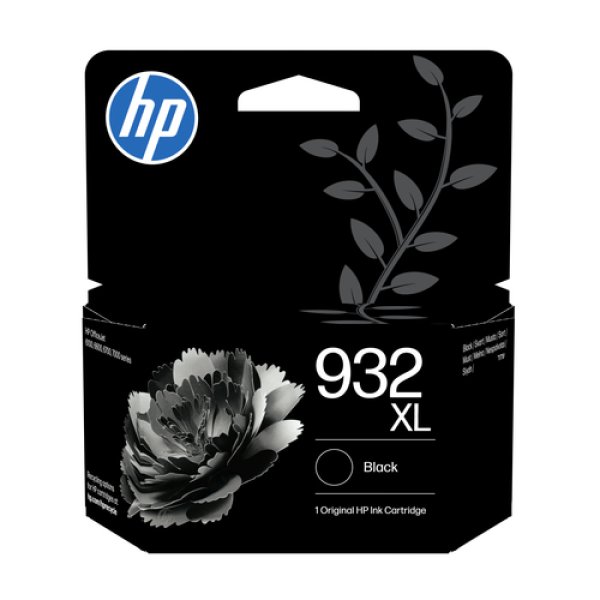 HP Tinte schwarz 1.000 S. No.932XL ca. 1.000 Seiten, 22,5 ml