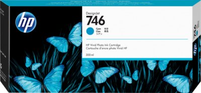 HP Tinte cyan 300ml No.746 