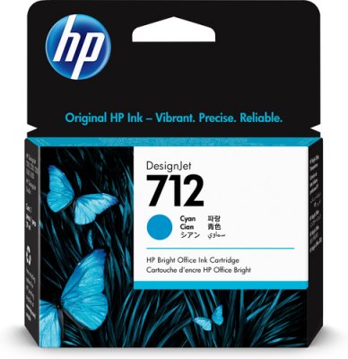 HP Tinte Cyan 29ml No.712 DesignJet Ink Cartridge