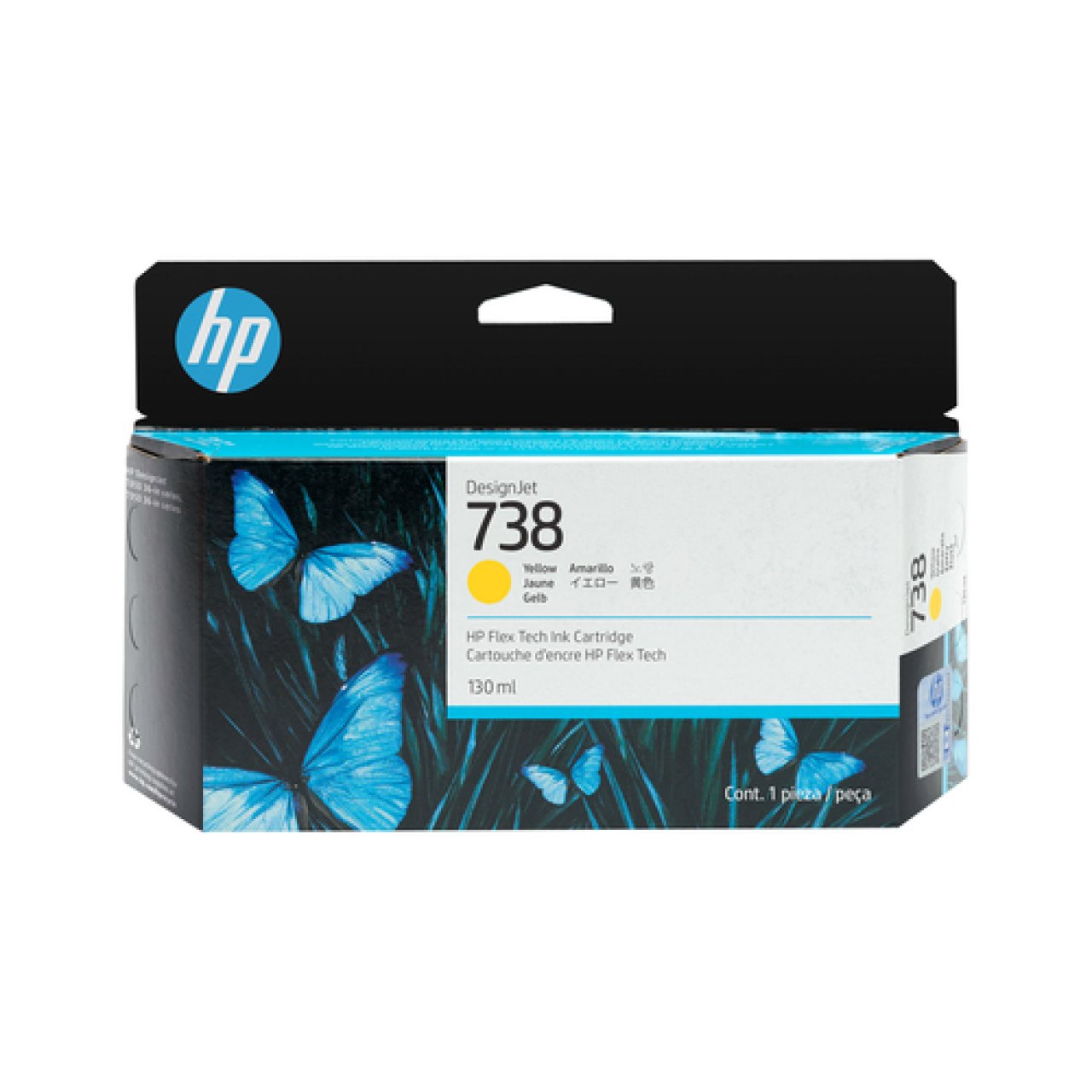 HP Tinte gelb 130ml HP738