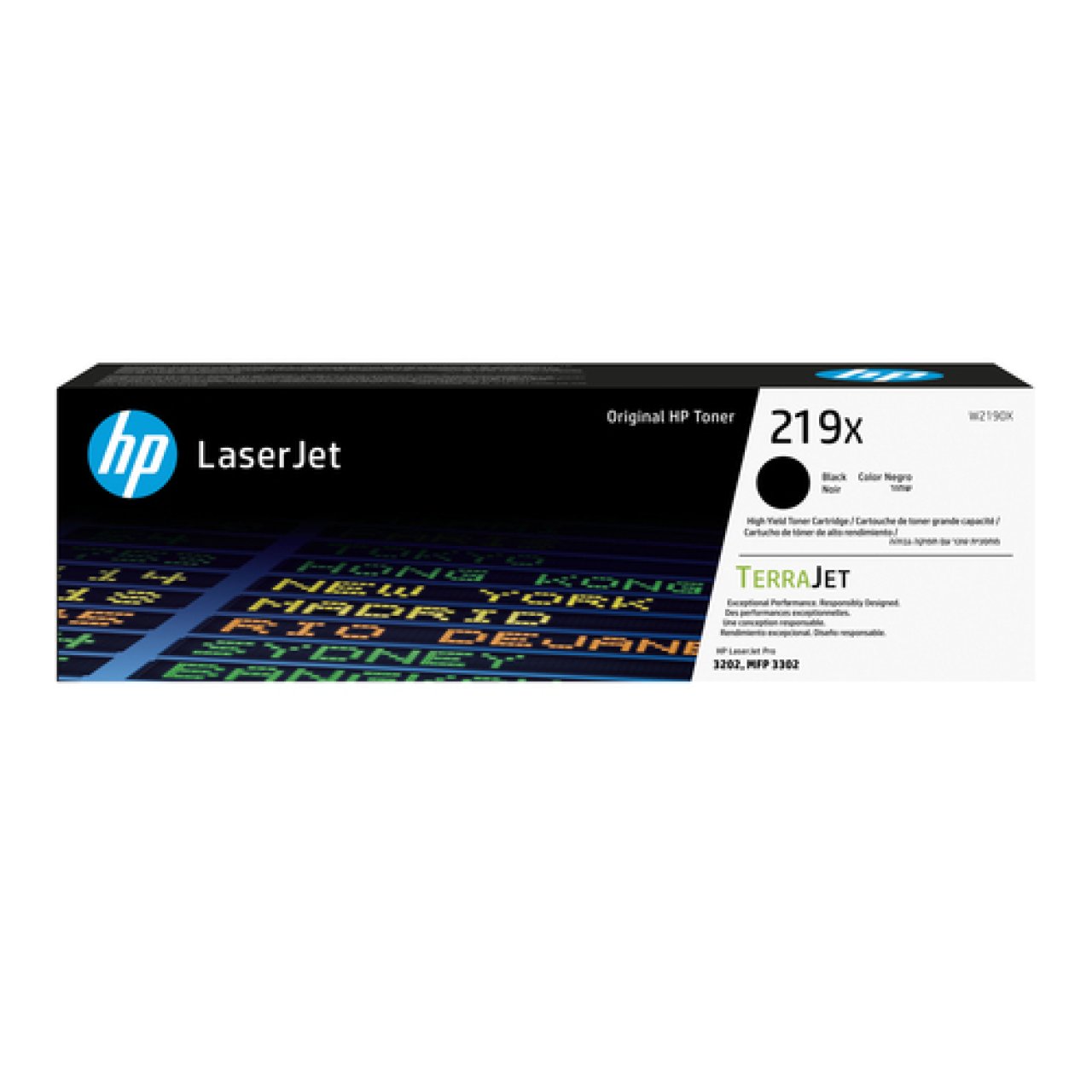HP Toner schwarz 3.200 S. No.219X ca. 3.200 Seiten, LJ 3202/3302