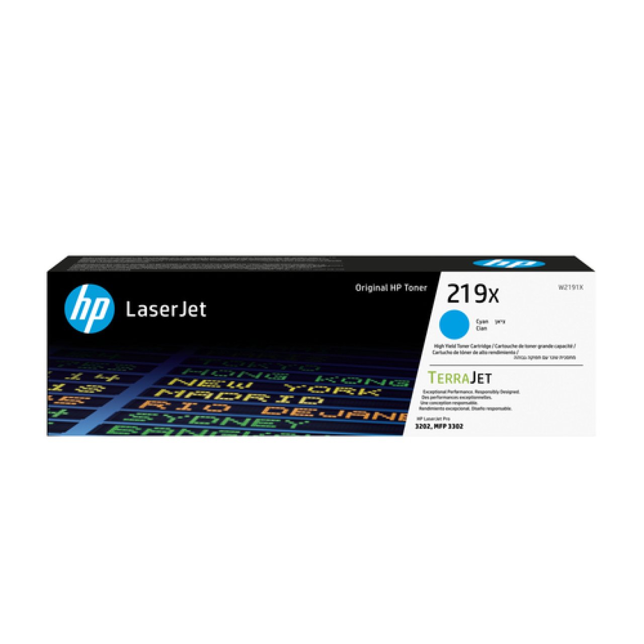 HP Toner cyan 2.500 S. No.219X ca. 2.500 Seiten, LJ 3202/3302