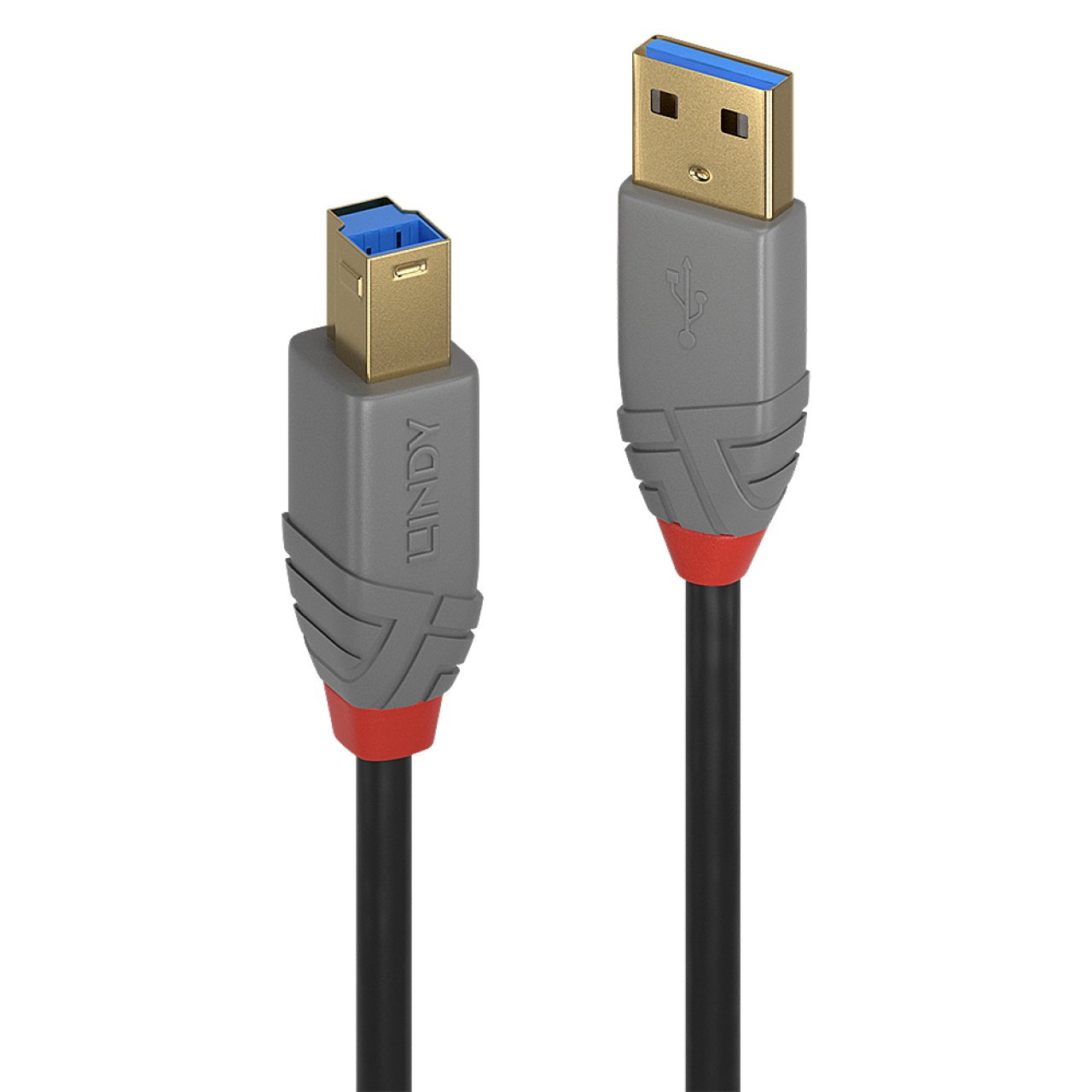 Kabel USB 3.2 A->B S/S 3m schwarz/5GBit/s