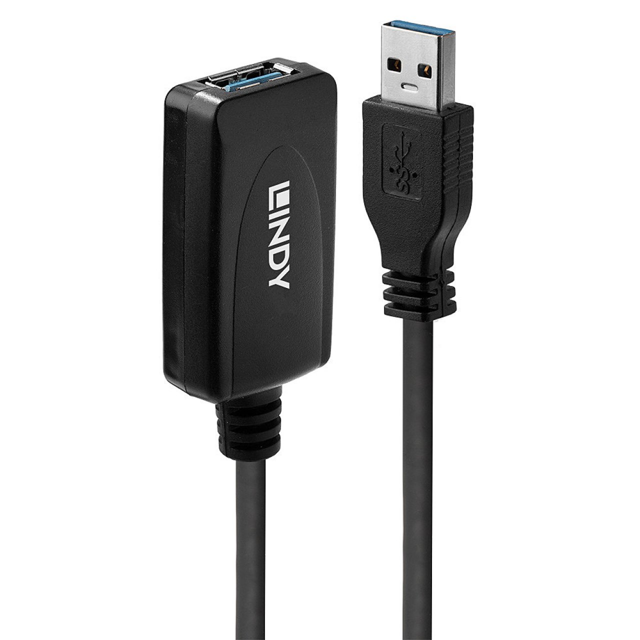 LINDY Aktivverlängerung USB 3.0 5m schwarz