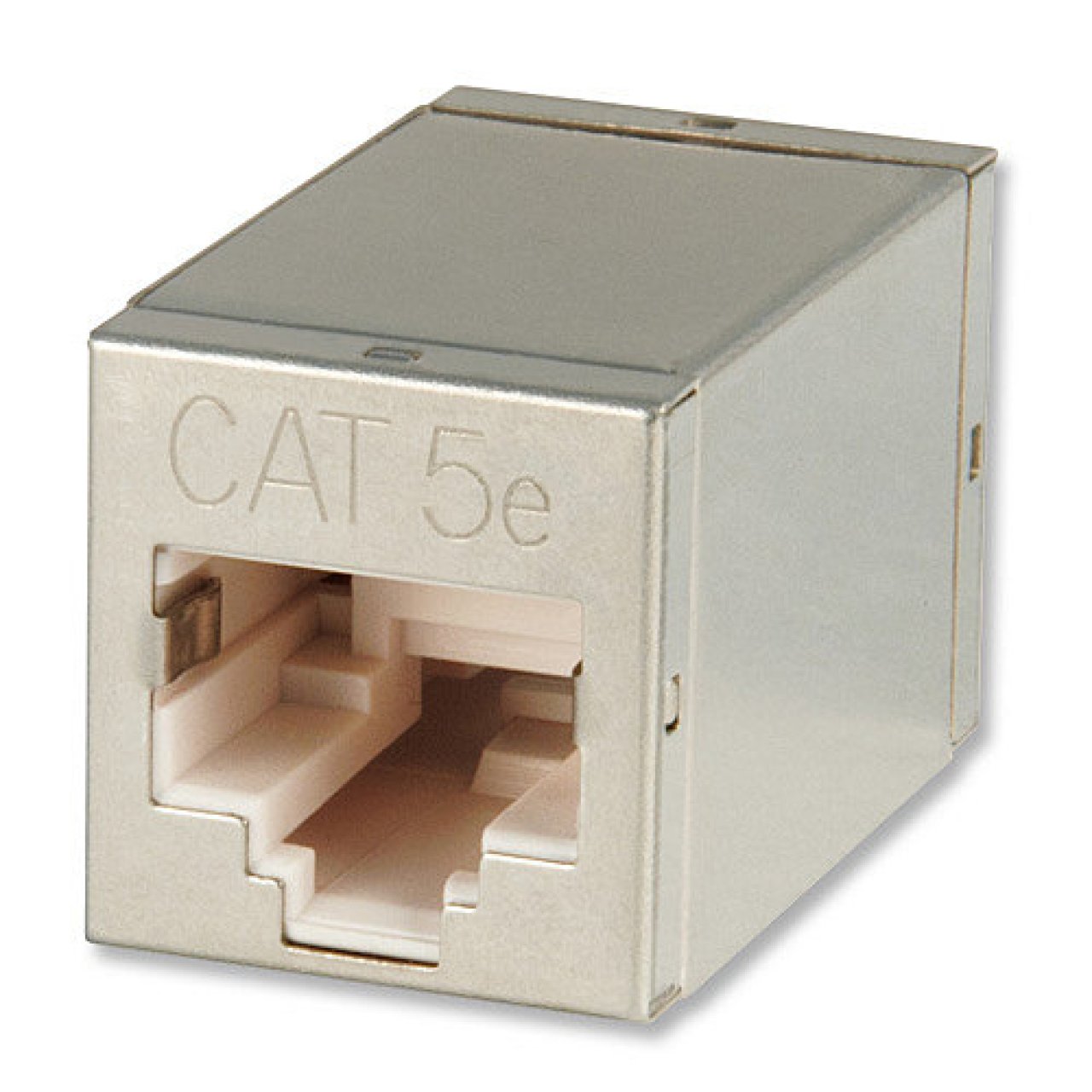 Doppelkupplung Cat. 5e RJ45 STP verbindet Patchkabel->RJ45 Stecker