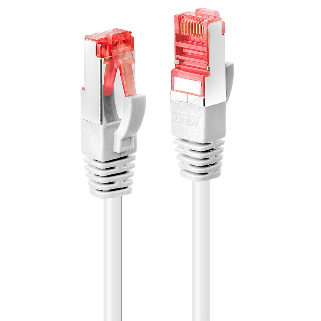 LINDY Netzwerkkabel Cat.6 S/FTP 1m weiß/RJ45/250MHz/Kupfer/27AWG