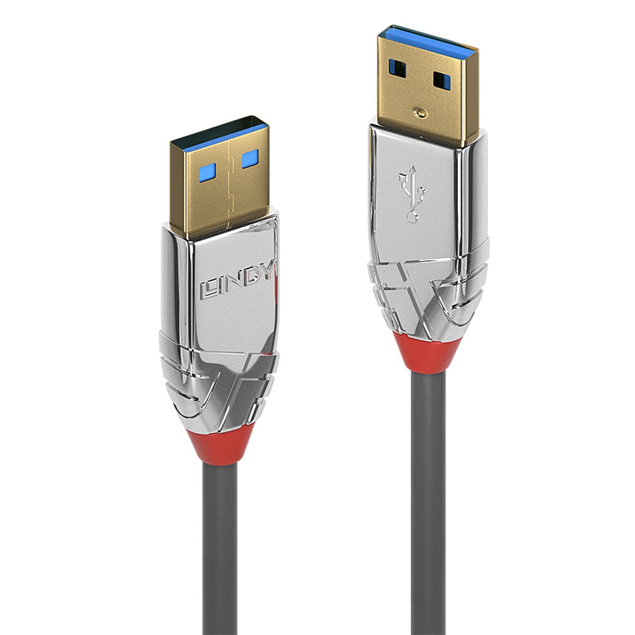 LINDY Kabel USB 3.2 Typ-A->Typ-A S/S 5m/grau