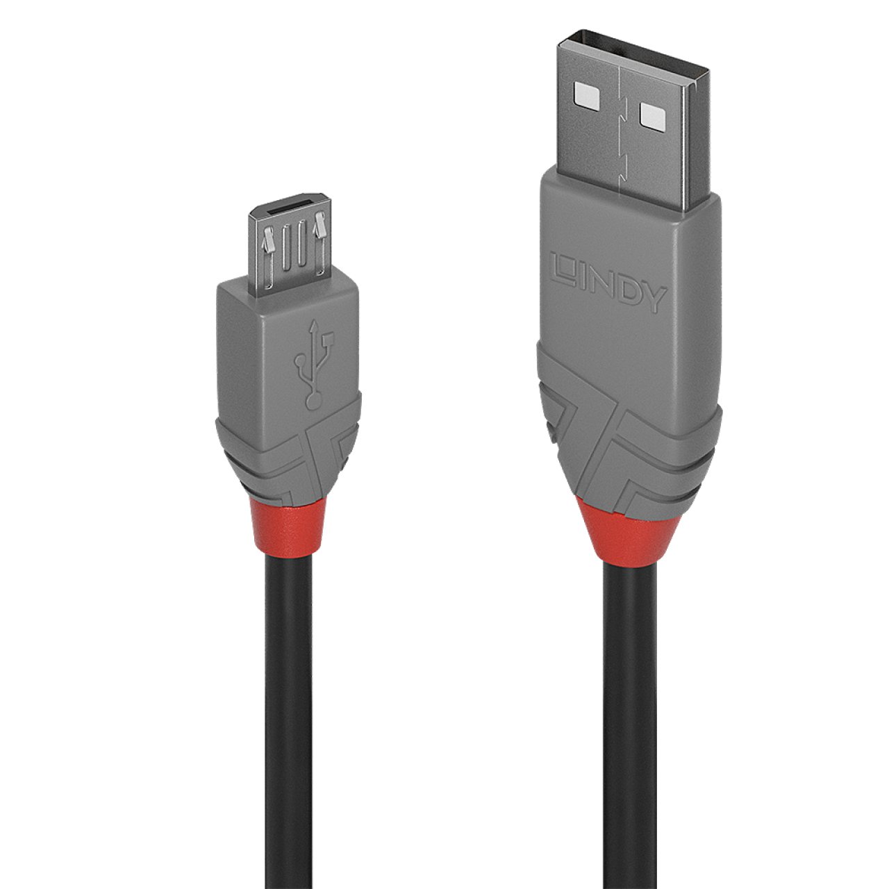 LINDY Kabel USB 2.0 TypA->Micro-B S/S 3m/schwarz/480Mbits