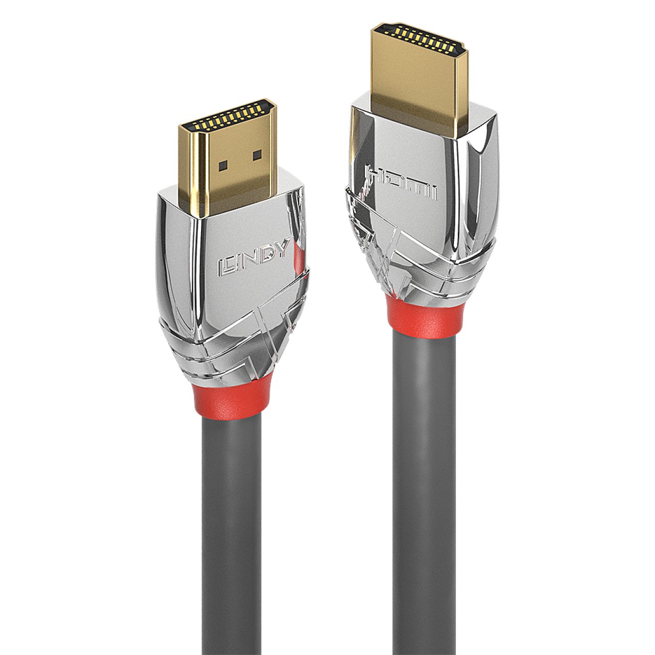 LINDY Kabel HDMI 2.0 HDMI->HDMI S/S 10m/grau/4096x2160/High Speed