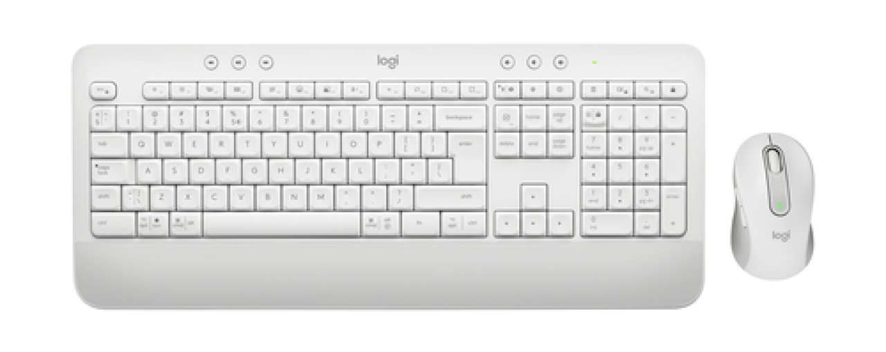 LOGITECH MK650 Signature Combo f. Business,Desktop,4000dpi,BT,weiß