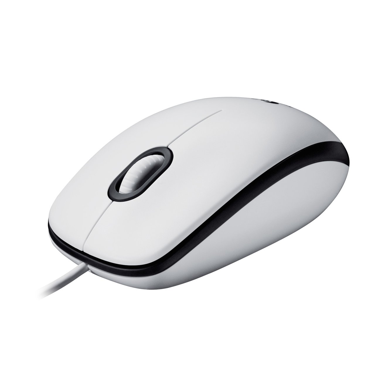 LOGITECH M100 Maus USB weiß USB,kabelgebunden,1000dpi