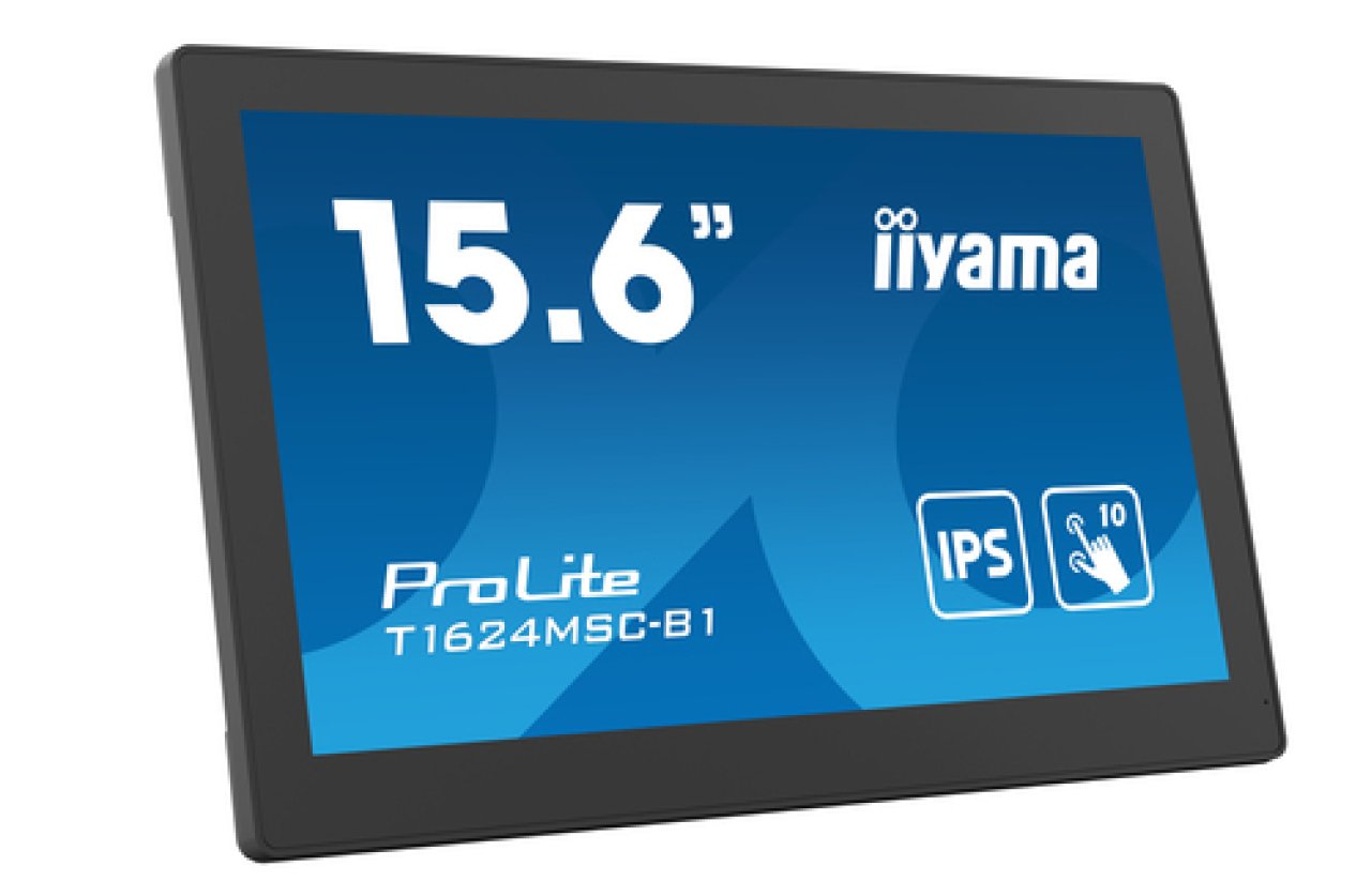 IIYAMA TFT T1624MSC 39.5cm TOUCH bl 15.6''/1920x1080/HDMI/385cd/m²