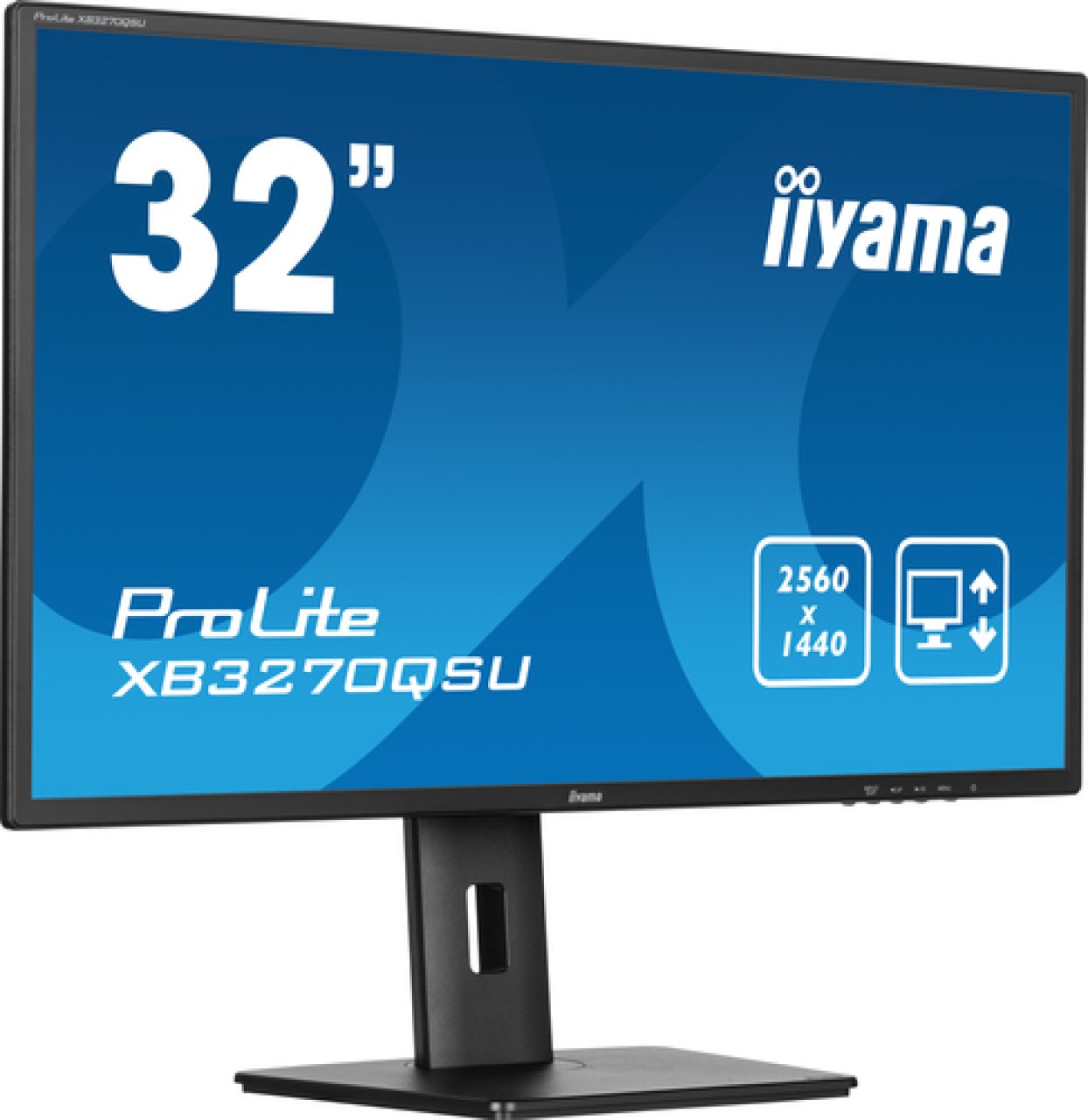 IIYAMA TFT XB3270QSU-B1 80cm IPS 31.5''/2560x1440/DP/2xHDMI/3xUSB/höv