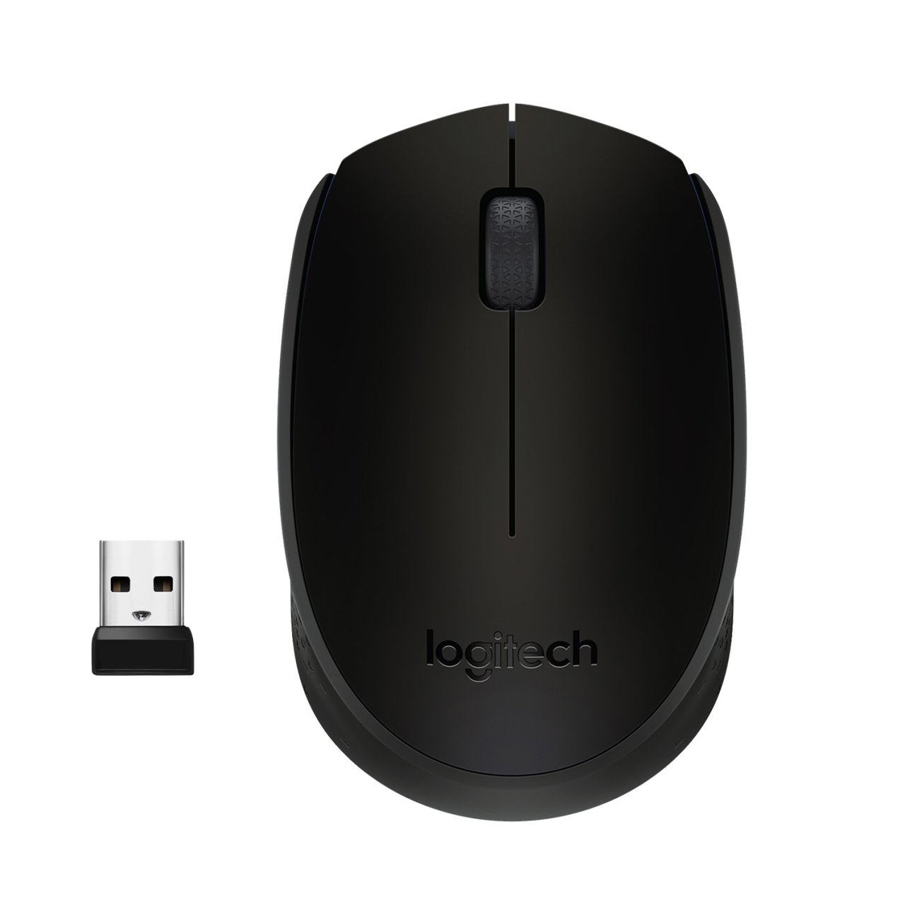 LOGITECH M171 Maus black/black USB 2,4GHz,kabelloser Empfänger