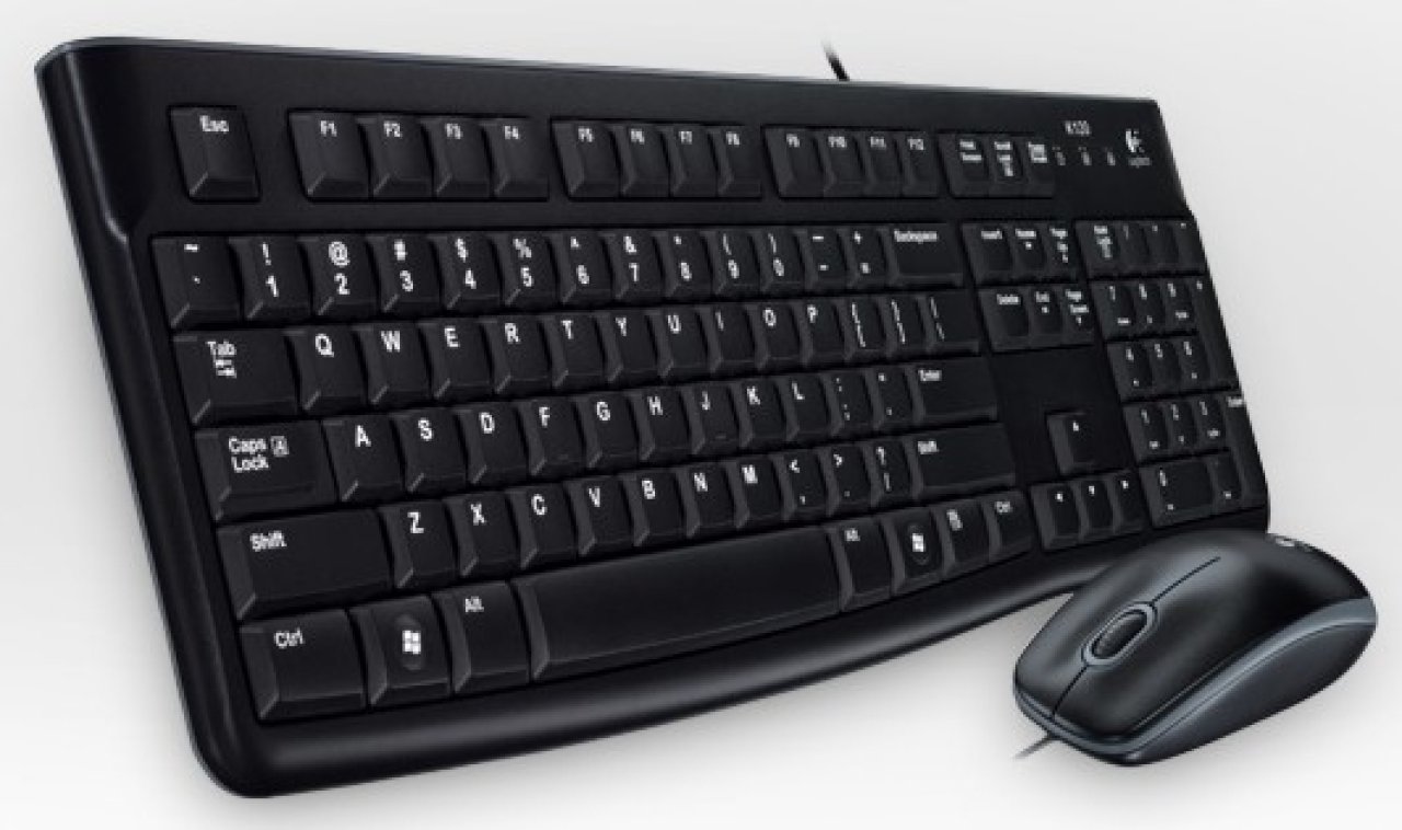LOGITECH MK120 Corded Desktop Schnurgebunden! QWERTZ