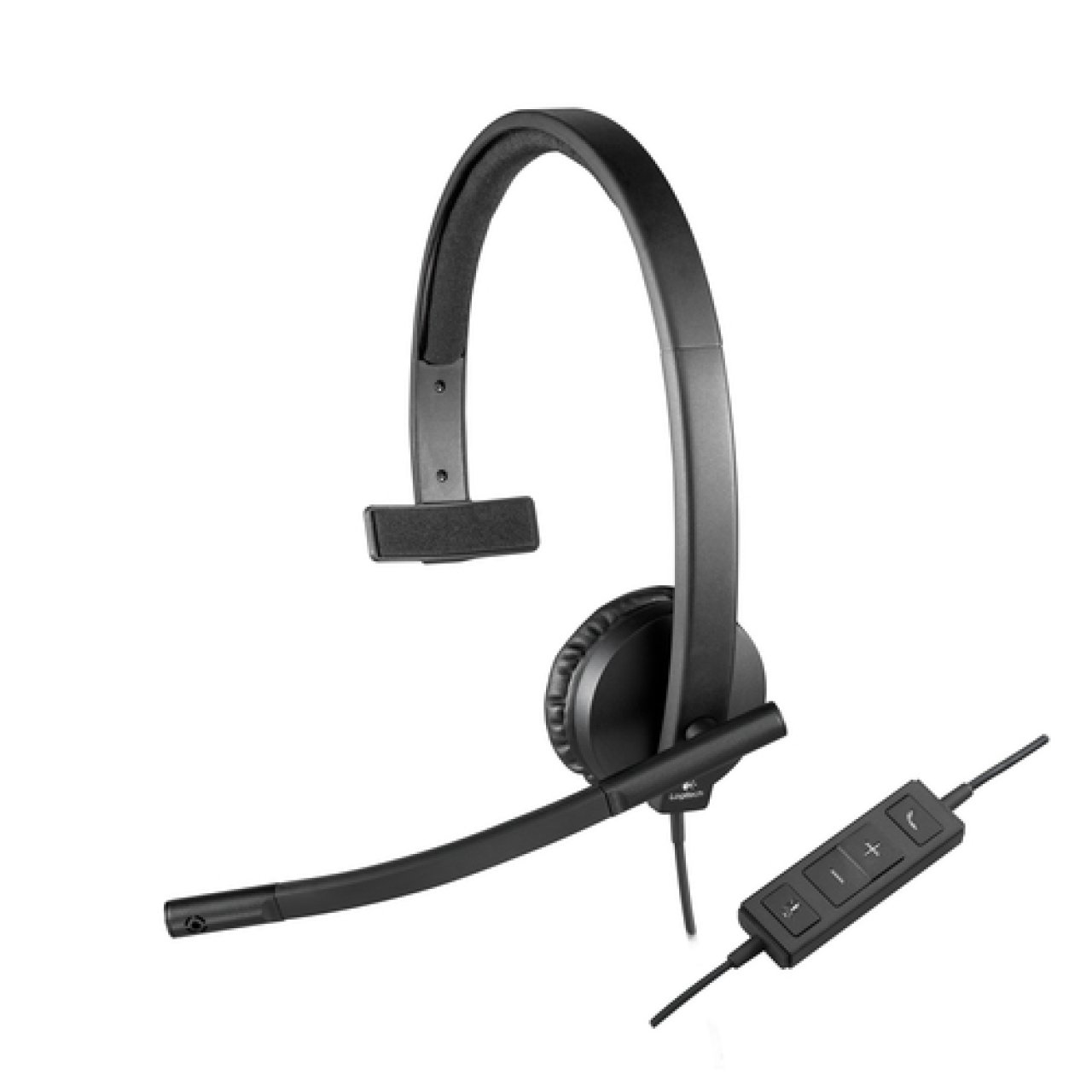 LOGITECH Headset H570e USB black Mono, black