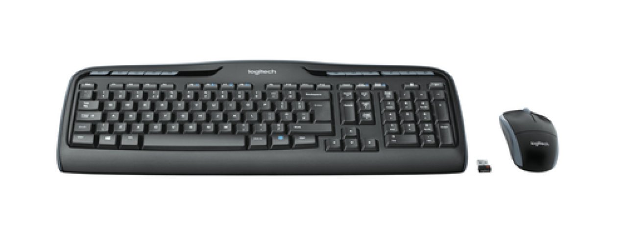 LOGITECH MK330 Wireless Desktop black,USB,1000dpi
