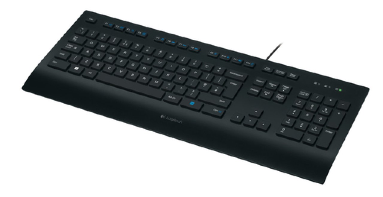 LOGITECH K280e USB Tastatur black USB,deutsch,f.Business