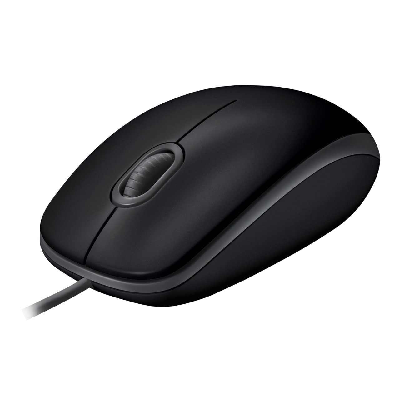 LOGITECH B110 Silent Mouse schwarz optisch,3 Tasten,kabelgebunden,USB