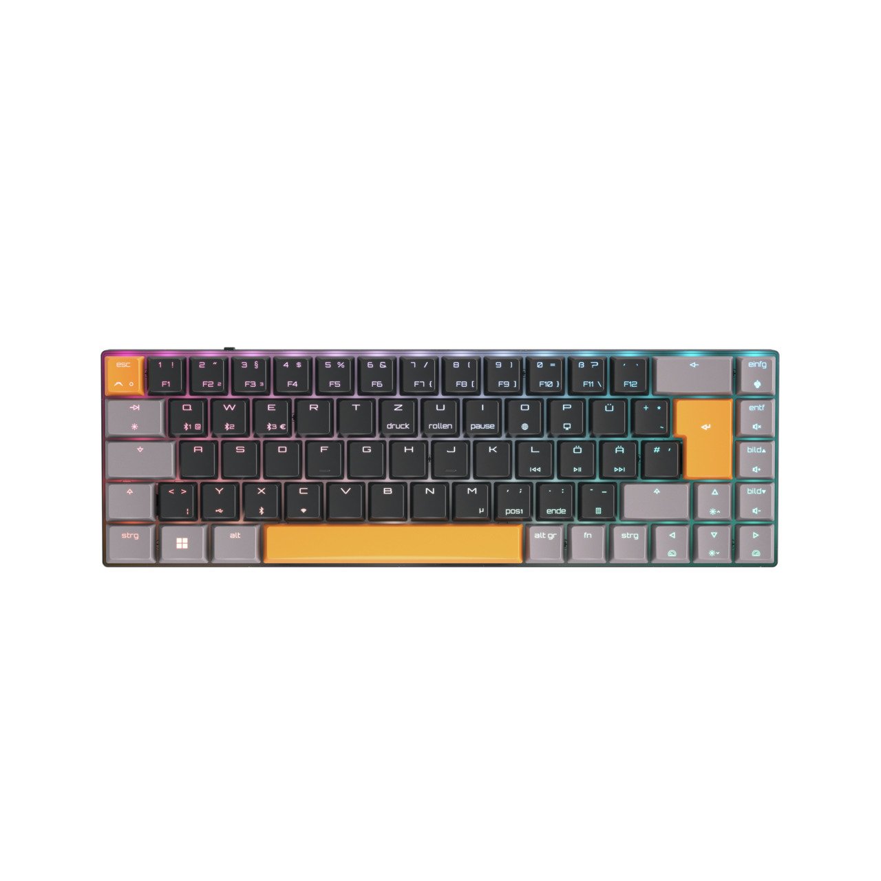 CHERRY MX-Board 2.1 LP Compact black MX LP SPEED,RGB,USB,Wireless