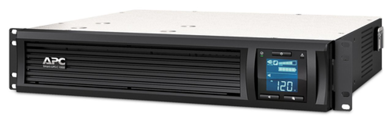 APC Smart-UPS C 1000VA 2U LCD 2U Rack,USB,black,Kaltgeräteausgang
